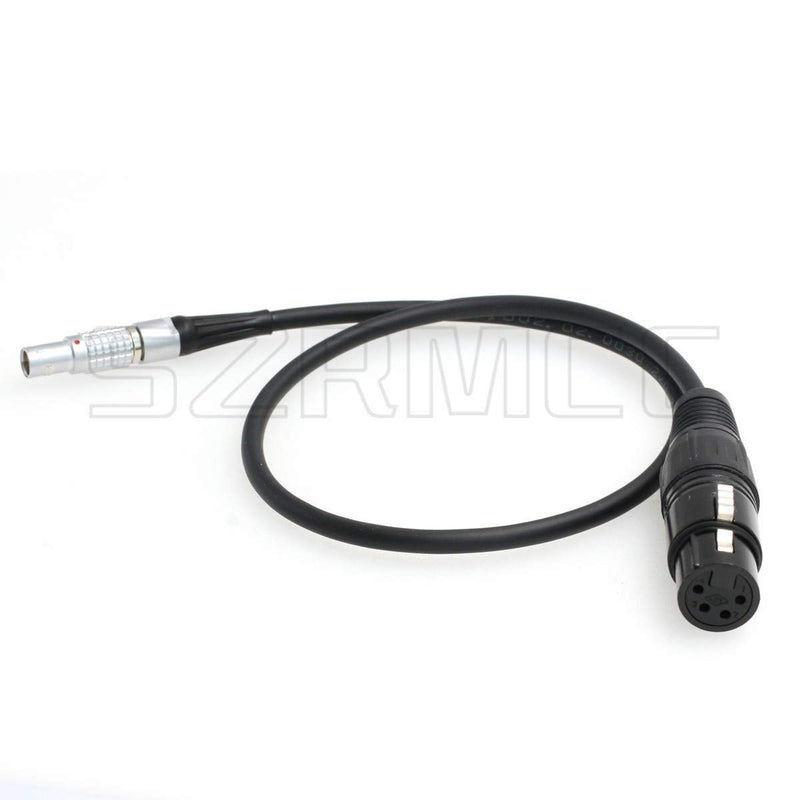 [Australia - AusPower] - SZRMCC 2 Pin Male to XLR 4 Pin Female Power Cable for ARRI Alexa Camera kit 12V to Practilite 602 Camera Monitor (Straight Cable) Straight Cable 