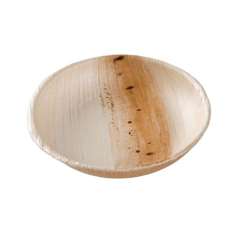 [Australia - AusPower] - BIOZOYG Palm Leaf Plates Tableware|4" Round Canopy|25 Pieces Palm Plates| Biodegradable and Compostable Serving Canopy for Weddings, Parties, and Catering|Eco-Friendly & Compostable Dinnerware 4" Round Canopy 