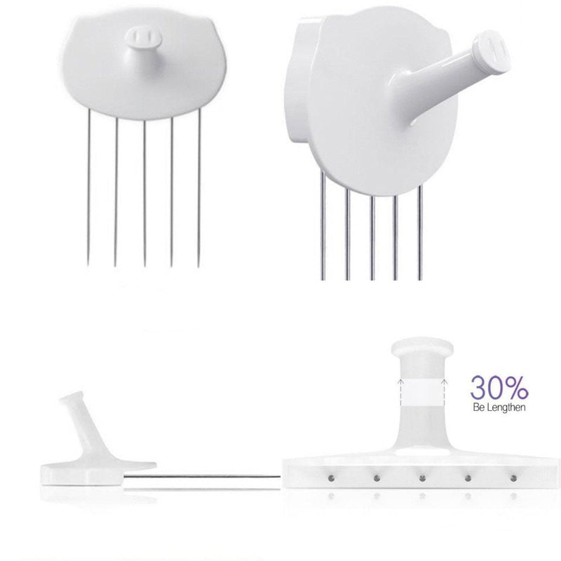[Australia - AusPower] - HOTLISTOR Reusable Multipurpose Piggy Cubicle Wall Hooks 5PCS 10PCS Decorative Pin Stick Hooks Office Partition Panel Hanger Home Kitchen 10 - Hooks 