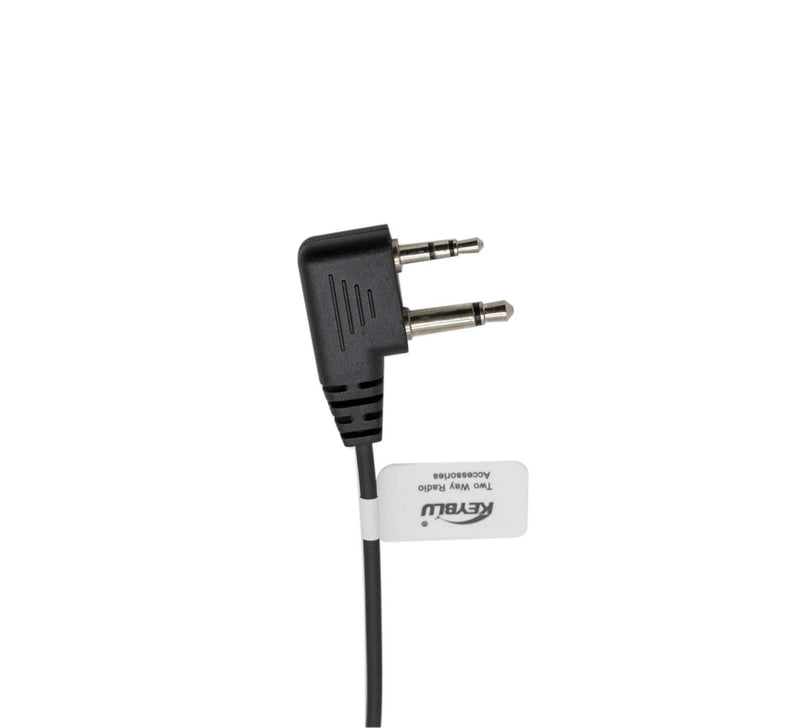 [Australia - AusPower] - KEYBLU LXT600 GXT1000 Transparent Acoustic Tube Surveillance Earpiece Headset for Midland AVPH4 LXT GXT walkie Talkie Radio(2 Pack) 