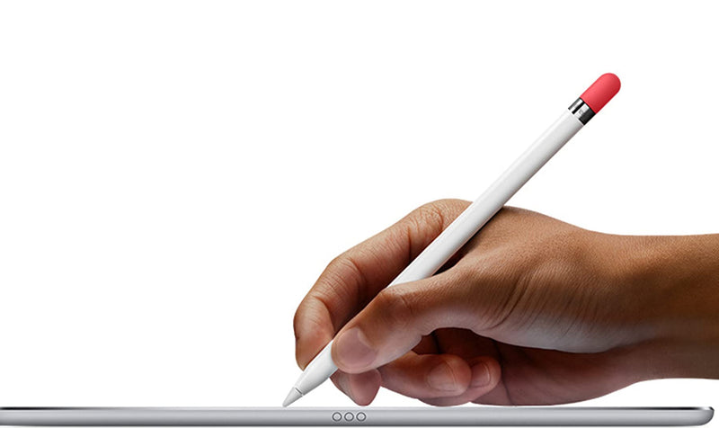 [Australia - AusPower] - [6 Pack] Fudda Replacement Cap for Apple Pencil 1st Generation - Silicone Protective Cap Cover Compatible with iPad Pro 9.7/10.5/12.9 Pen (Black, Navy, Red, White, Mint, Pink) 