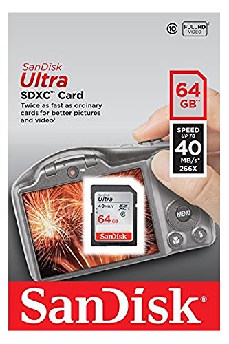 [Australia - AusPower] - SanDisk Ultra 64GB Class 10 SDXC Memory Card Up To 40MB/s-SDSDUN-064G-G46 [Older Version] 