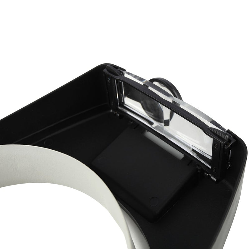 [Australia - AusPower] - Beileshi Head Magnifier LED Illuminated Multi-Power Helmet Magnifying 1.5X 3X 8.5X 10x Magnifying Tools for Watch Repair, Arts & Crafts or As General Reading Aid 1.5x-3.5x Led Magnifying 