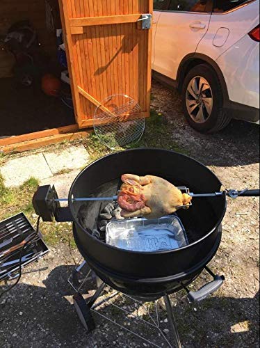 [Australia - AusPower] - onlyfire Universal Grill Electric Replacement Rotisserie Motor 110 Volt 4 Watt On/Off Switch, Black Plastic 