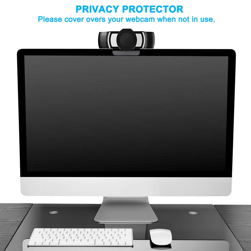 [Australia - AusPower] - Webcam Privacy Cover, Shutter Protects Lens Cap Hood Covers with Strong Adhesive, Protecting Privacy and Security for Logitech HD Pro Webcam C920 & C930e & C922 & C922X Pro Stream Webcam 