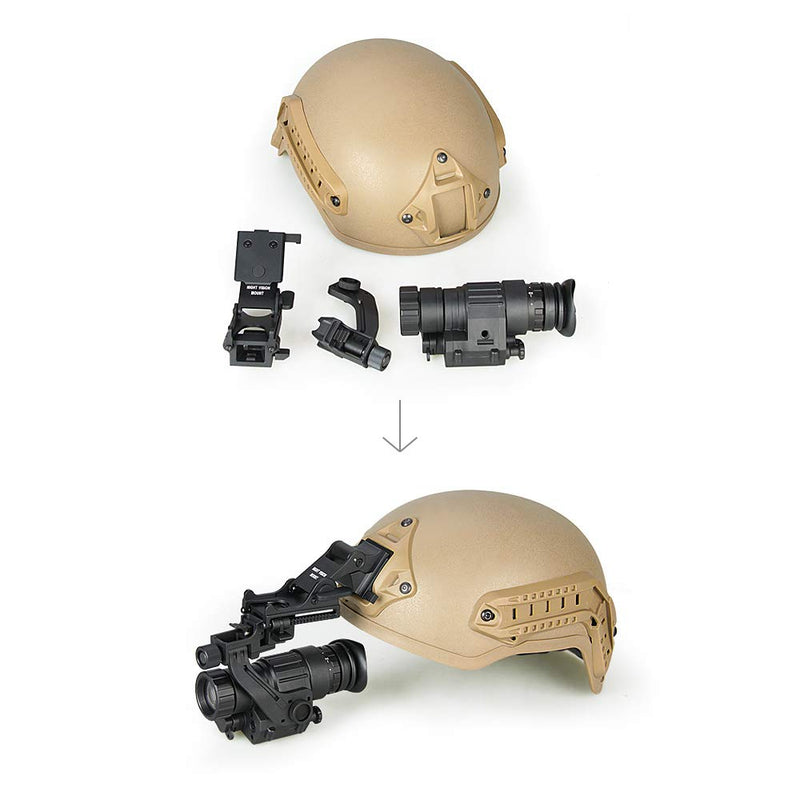 [Australia - AusPower] - PSV-14 Rhino Mount Night Vision Goggles Mount NVG Mount Tactical Helmet Mount Black 
