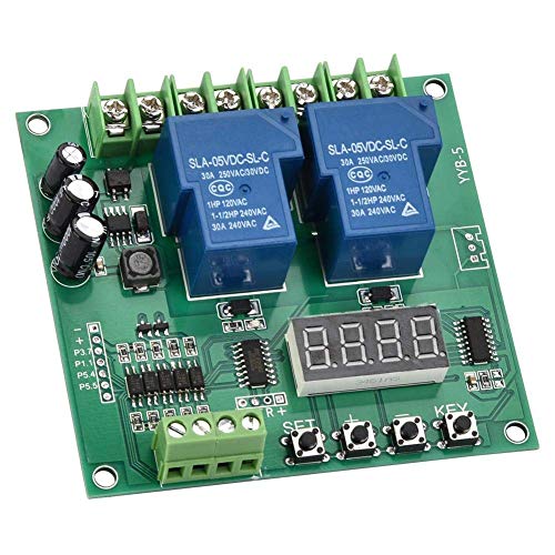[Australia - AusPower] - YYB-5 12v 24v Motor Forward/Reverse Control Board Two-way Relay Delay Timing Cycle Module 