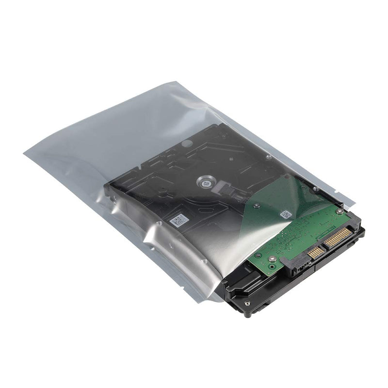 [Australia - AusPower] - uxcell Antistatic Shield Shielding Bag, Flat Open Top Anti Static Bag for Electronic Devices, 6x8 inch(140x200mm), 100 PCS 