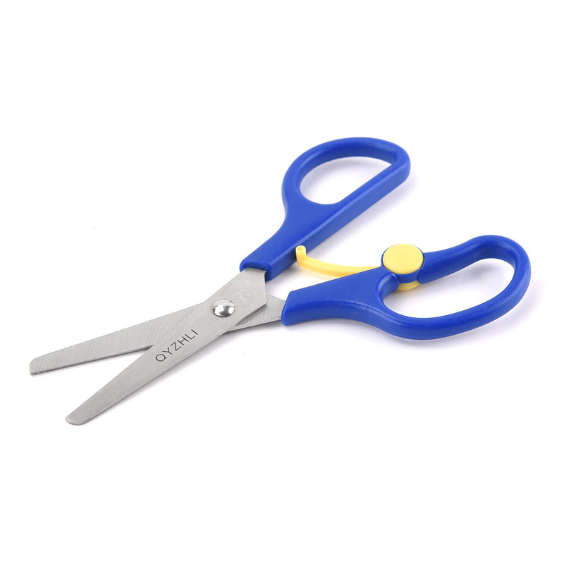 [Australia - AusPower] - 6 Pack Plastic Children Scissors Pre-School Training Scissors,Safety Child Craft Scissors,Blunt Tip Kids Scissors 