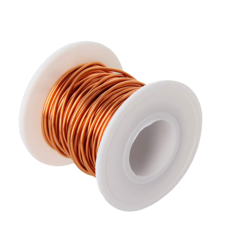 [Australia - AusPower] - Fielect 1.1mm Inner Dia Magnet Wire Enameled Copper Wire Winding Coil 32.8Ft Length QA-130 2UEW Model Widely Used for A Variety of Motors,1Pcs 1.10mm Inner Dia 32Ft Length 