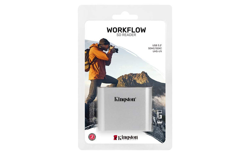[Australia - AusPower] - Kingston MobileLite Plus SD Reader USB 3.2 Gen 1 Workflow Dual-Slot SDHC/SDXC UHS-II WFS-SD 