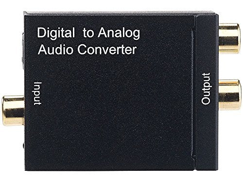 [Australia - AusPower] - Digital Optical Coax to Analog Stereo Audio L/R Converter Adapter with Optical Cable RCA Cable 