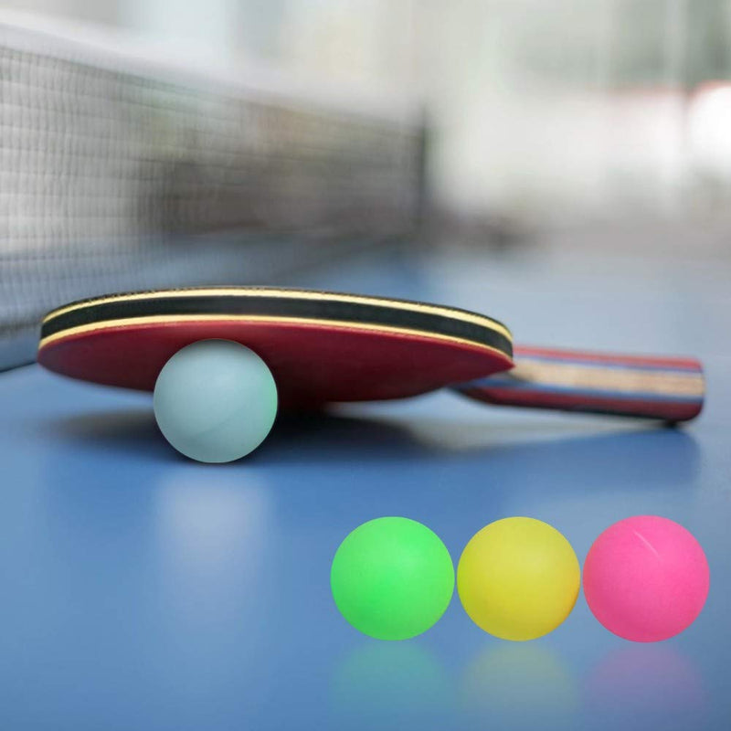 [Australia - AusPower] - 12PCS Ping Pong Balls, 5cm Tabletop Tennis Ball Plastic Mixed Color Pong Balls for Indoor Outdoor Ping Pong Games 