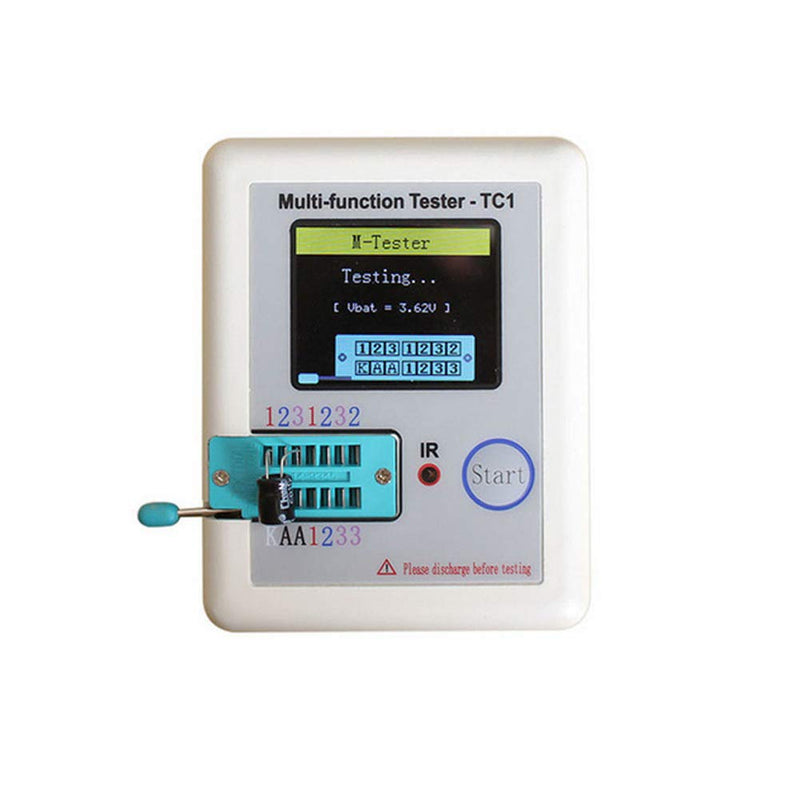 [Australia - AusPower] - Treedix LCR-TC1 Meter Graphical Transistor Tester 1.8 inch TFT Graphic Display Resistance Capacitance Meters Multi-Function Tester LCR/ESR/NPN/PNP/MOSFET 