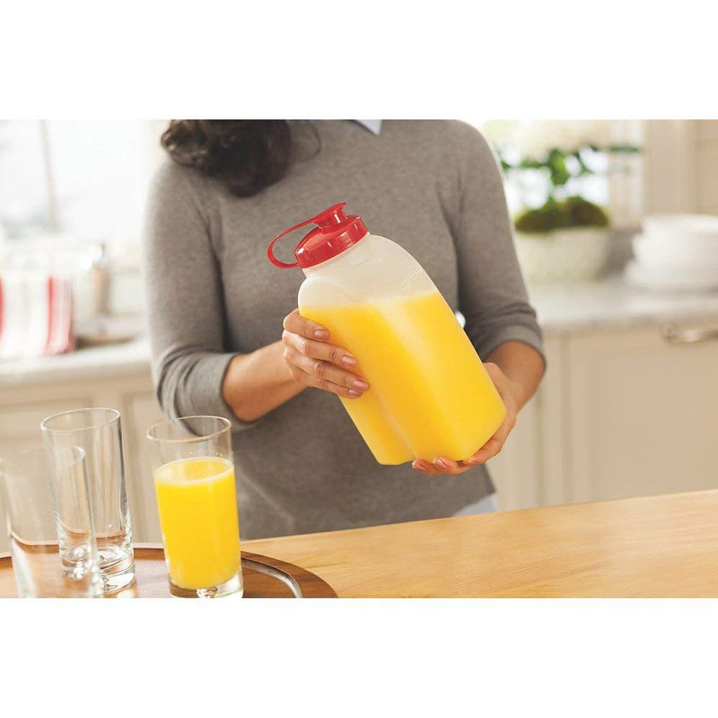 [Australia - AusPower] - Rubbermaid 071691309215 1776349 2 Quart Servin' Saver Bottle, 1-Pack, Red 