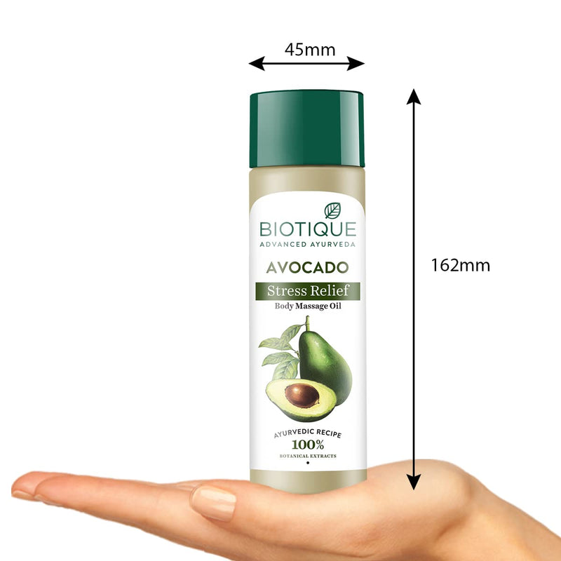 [Australia - AusPower] - Biotique Bio Avocado Body Massage Oil, 200 ml 