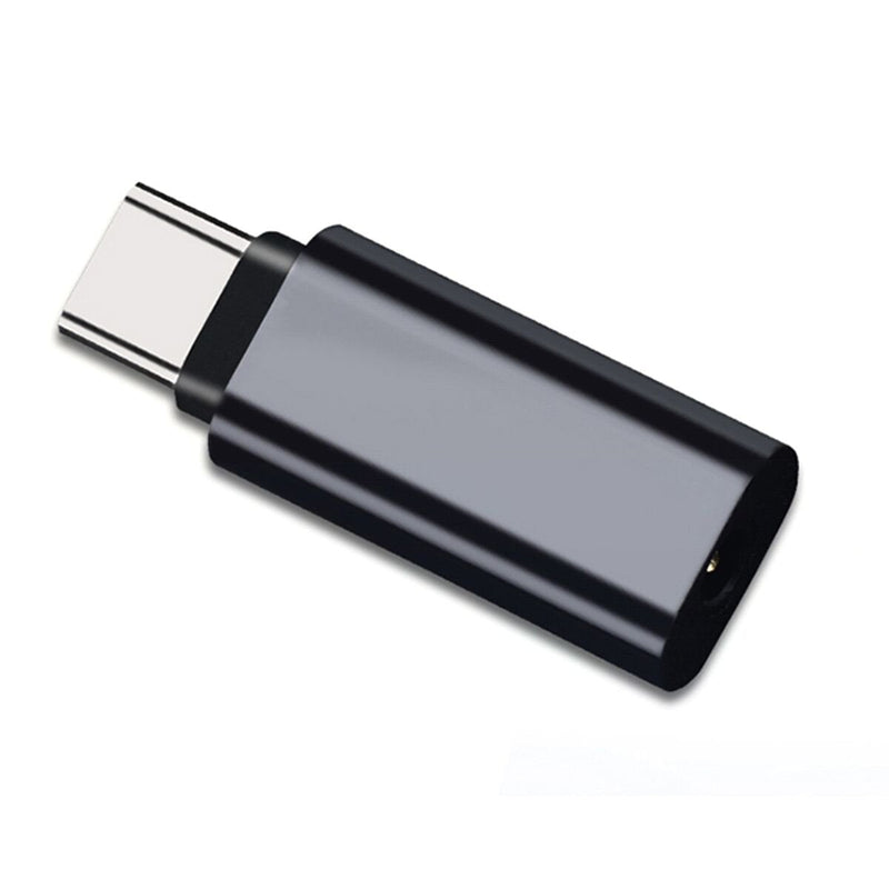 [Australia - AusPower] - Cablecc Type-C to 3.5mm Earphone Adapter USB-C 3.1 Male to AUX Audio Female for Xiaomi 6 Mi6 Letv 2 Pro 2 Max2 (Black) straight 