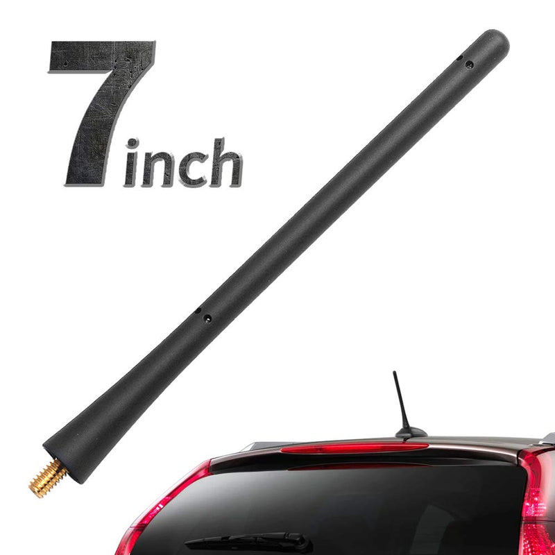 [Australia - AusPower] - Car Audio Antenna fits for Ford F150 F250 F350 Super Duty, Raptor & Dodge RAM Truck Short Antenna - 7 inch Long 