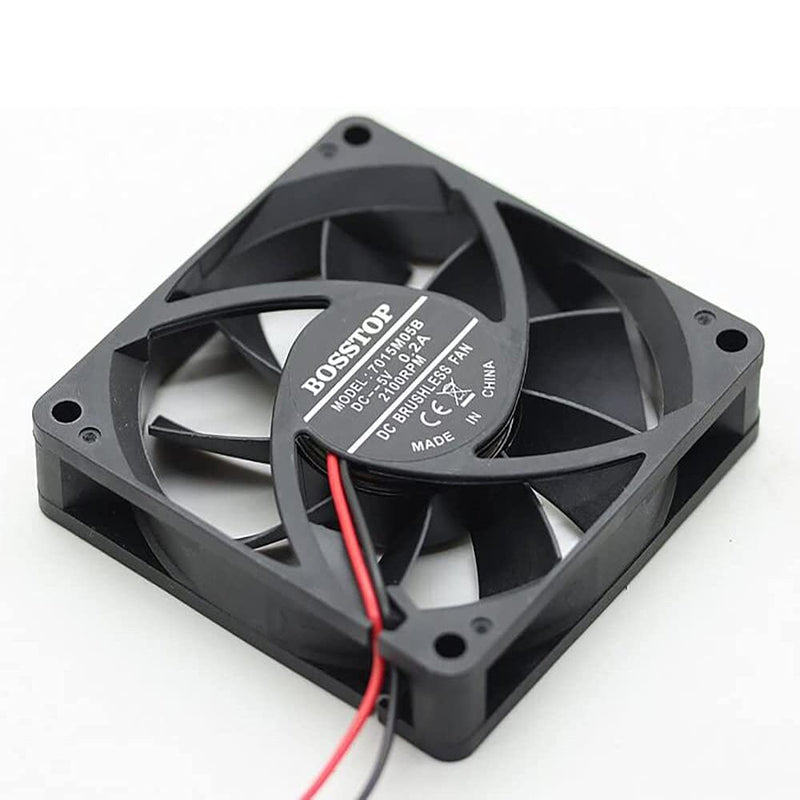 [Australia - AusPower] - Cooling Fan USB Power Heat Radiator Ultra Silent Fan Dissipate Temperature Control for RT-AC68U EX6200 AC15 AC68U Router 