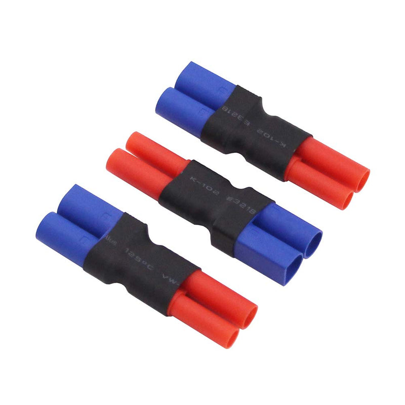[Australia - AusPower] - BDHI 3pcs No Wires Adapters: EC5 Male to HXT 4mm with Housing Connector Adapter(B148-3) 