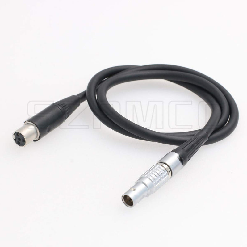 [Australia - AusPower] - SZRMCC 0B 2 Pin Male to Mini XLR 4 Pin Female Power Cable for ARRI Alexa Camera 12V to TVLogic Monitor (Straight 2Pin Straight Cable) Straight 2Pin Straight Cable 
