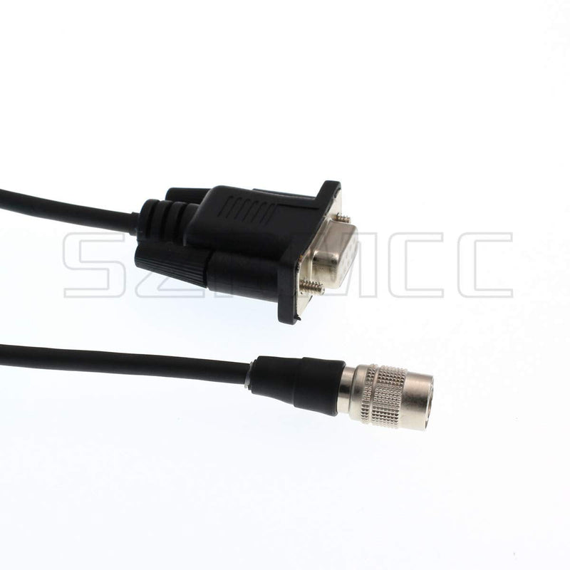 [Australia - AusPower] - SZRMCC 4 Pin Hirose Male to Serial RS232 DB9 Data Cable for Trimble 5600 3600 Geodimeter Total Station 