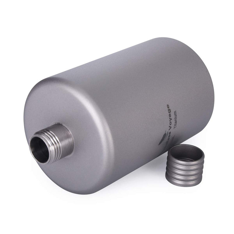 [Australia - AusPower] - iBasingo 200ml Titanium Pocket Flagon Camping Portable Alcohol Bottle Drink Sports Outdoor Hip Flask Picnic Wine Bottle A-Ti3068D 