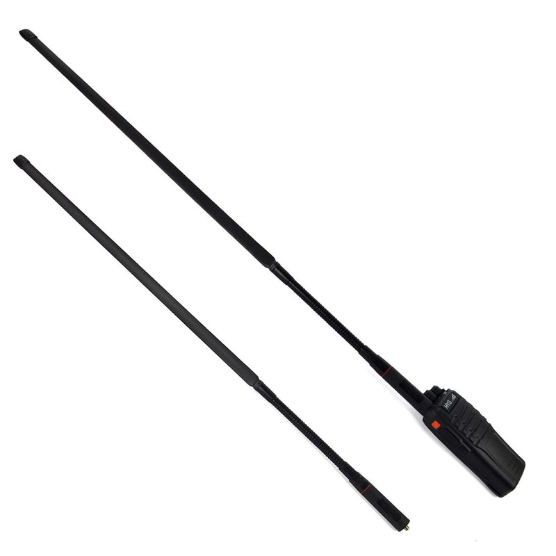 [Australia - AusPower] - HYS Gooseneck CS Tactical Antenna SMA Female 2m 70cm Dual Band 31-Inch Antenna for BaoFeng UV-5R GT-3 UV-82 Wouxun Kenwood Radio 