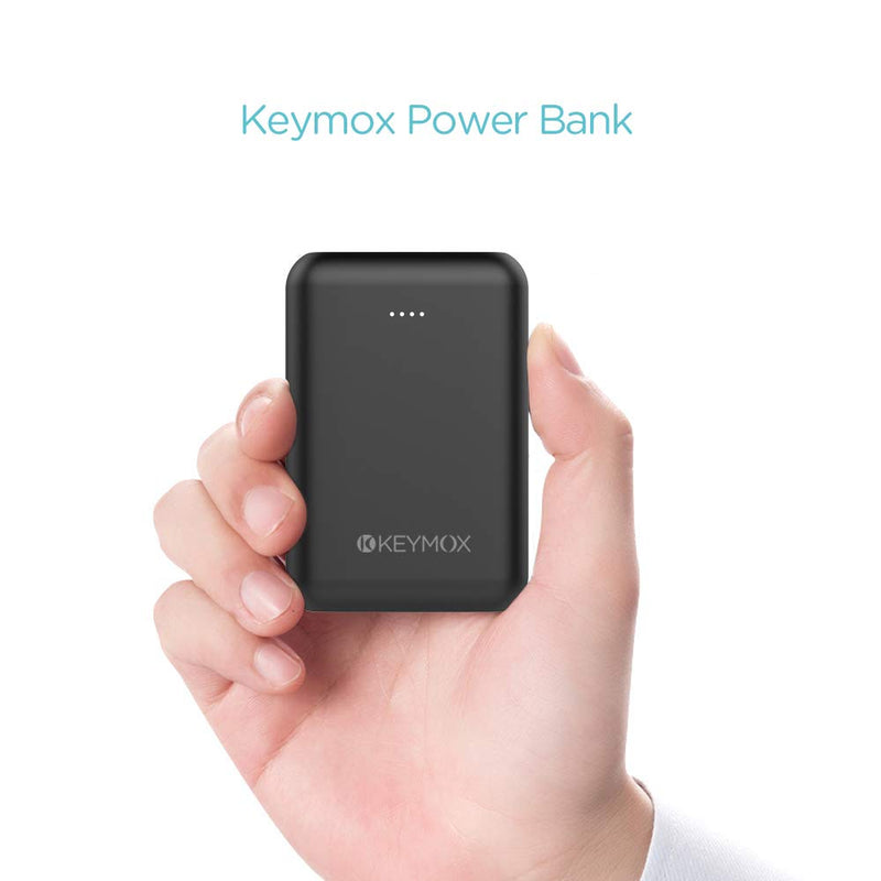 [Australia - AusPower] - Keymox Portable Charger,KEYMOX 10000mAh Power Bank with Quick Charge 3.0 Technology and 18W USB-C Power Delivery, High-Capacity External Battery Pack Compatible with iPhone, Samsung, iPad, and More. 