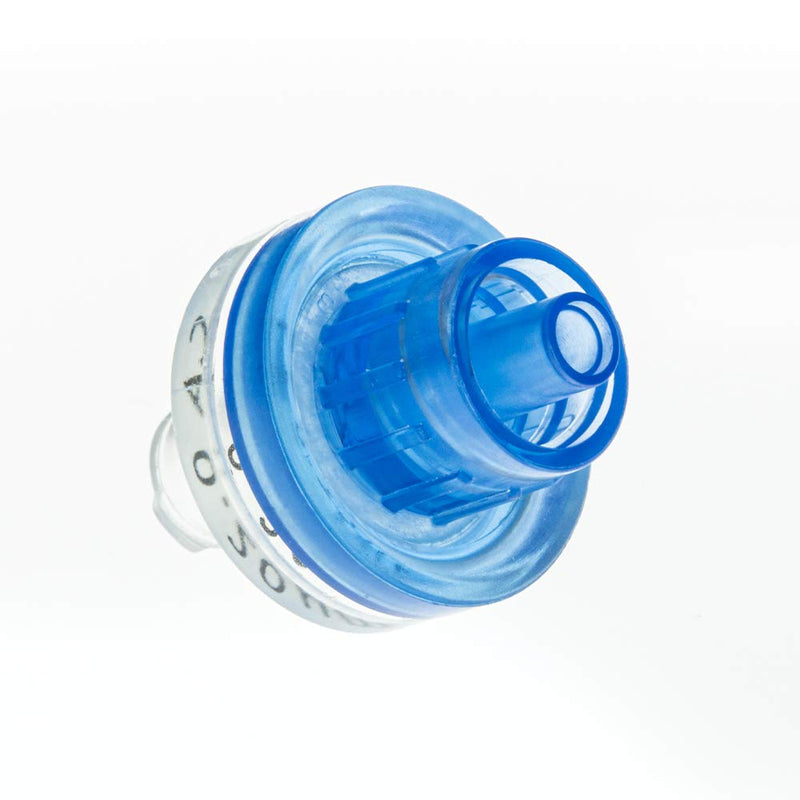 [Australia - AusPower] - GVS Filter Technology, Syringe Filter, ABLUO, 13mm, CA Membrane, 0.22µm, Acrylic Housing, Blue Color, 10/pk 