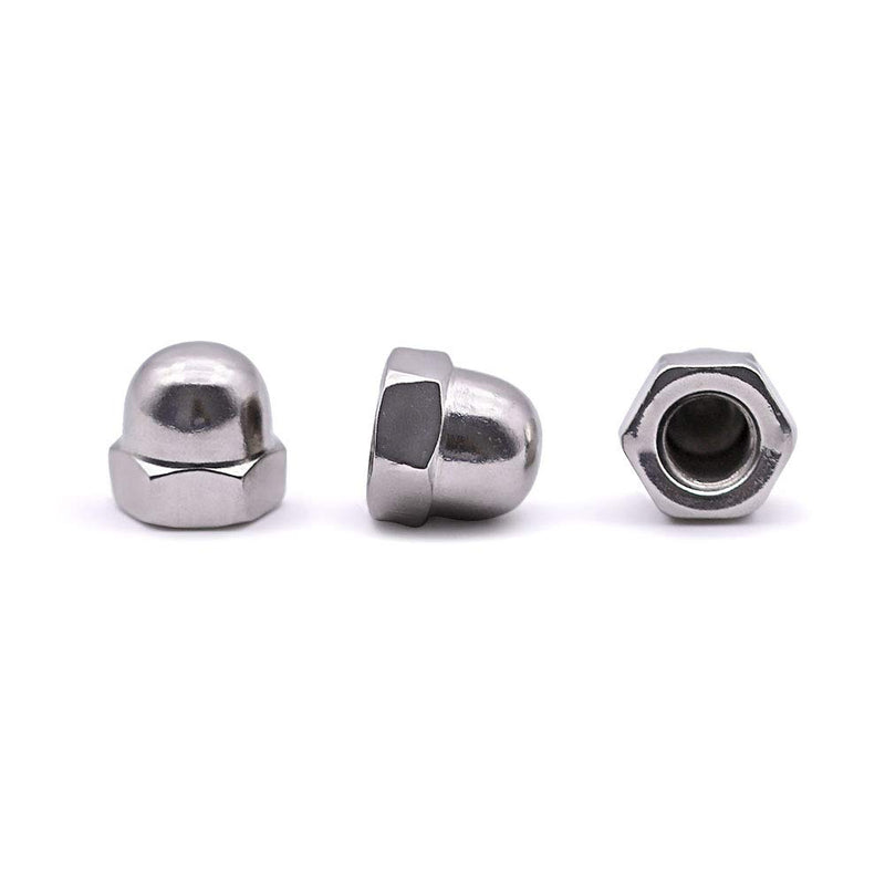 [Australia - AusPower] - 1/4-20 Acorn Hex Cap Dome Head Nuts, 304 Stainless Steel 18-8, Plain Finish, Pack of 30 1/4-20 (30 PCS) 
