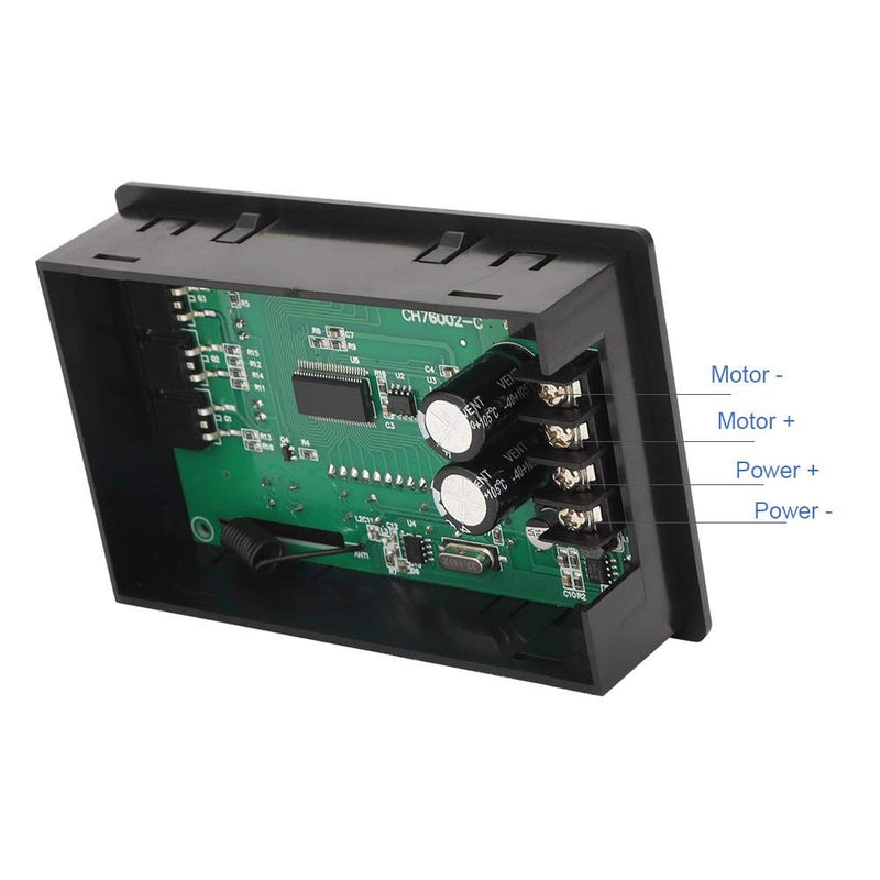 [Australia - AusPower] - 6.5V-55V 30A LCD Motor Cycle Run/Stop Timer Remote Control DC Brush Motor Speed Controller 