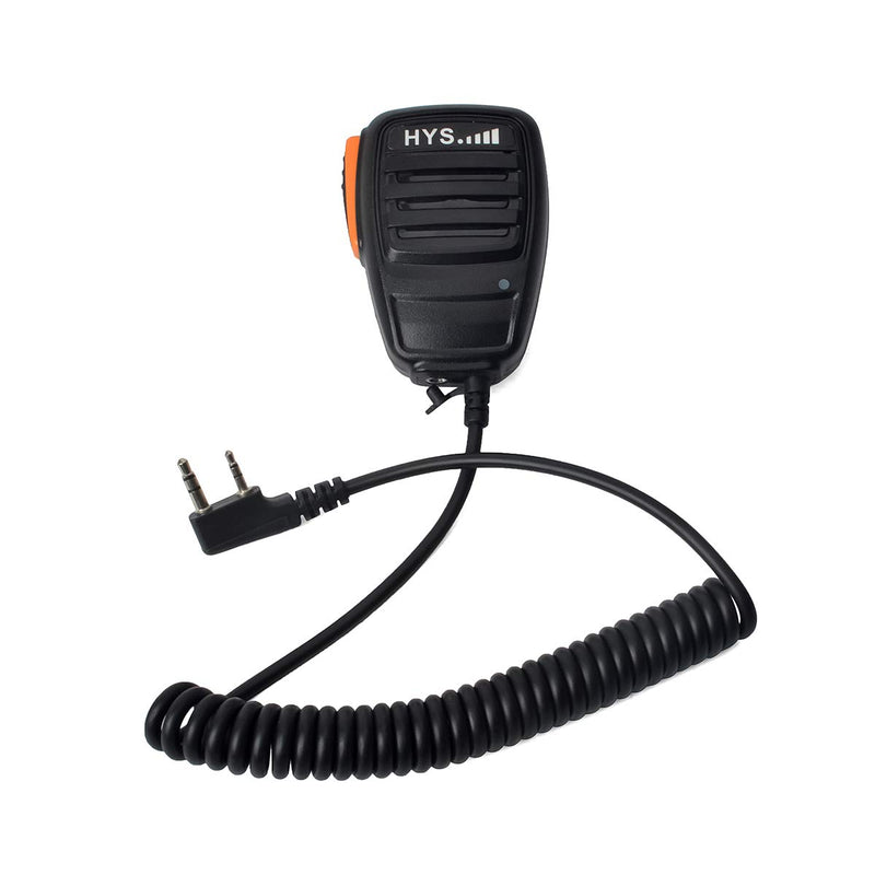 [Australia - AusPower] - HYS TC-R01 Walkie Talkie Handheld Speaker Mic Shoulder Microphone for Baofeng UV-5R Series BF-888S UV-5RE Plus UV-5RB UV-B5 Kenwood TK-240 TK-250 TK-255 Wouxun KG-659 KG-669 KG-669 Plus 2-Way Radio 