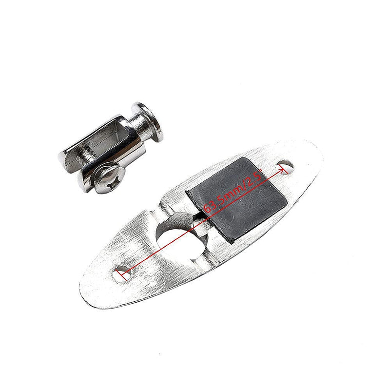 [Australia - AusPower] - MIZUGIWA Quick Release Bimini Top Swivel Hinge Deck Side Mount 316 Stainless Steel Pair 