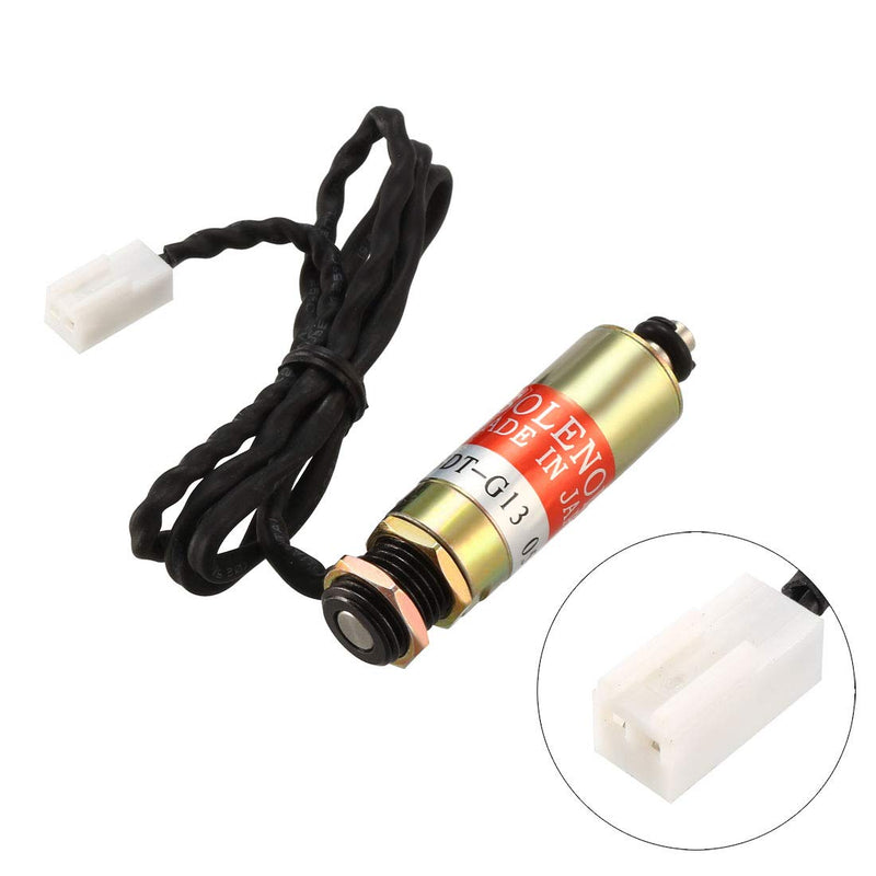 [Australia - AusPower] - uxcell DC 24V 0.2kg Force 3.3mm Stroke,Pull Push Type,Tubular Solenoid Electromagnet,Linear Motion,for Sewing Machine 