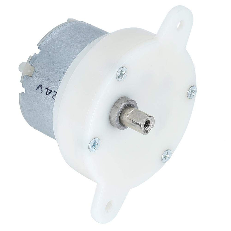[Australia - AusPower] - 12V 10Rpm DC Miniature Geared Motor, Slow Speed Electric Motor with Terminal Mute Gear Rotation, High Performance and Durable 