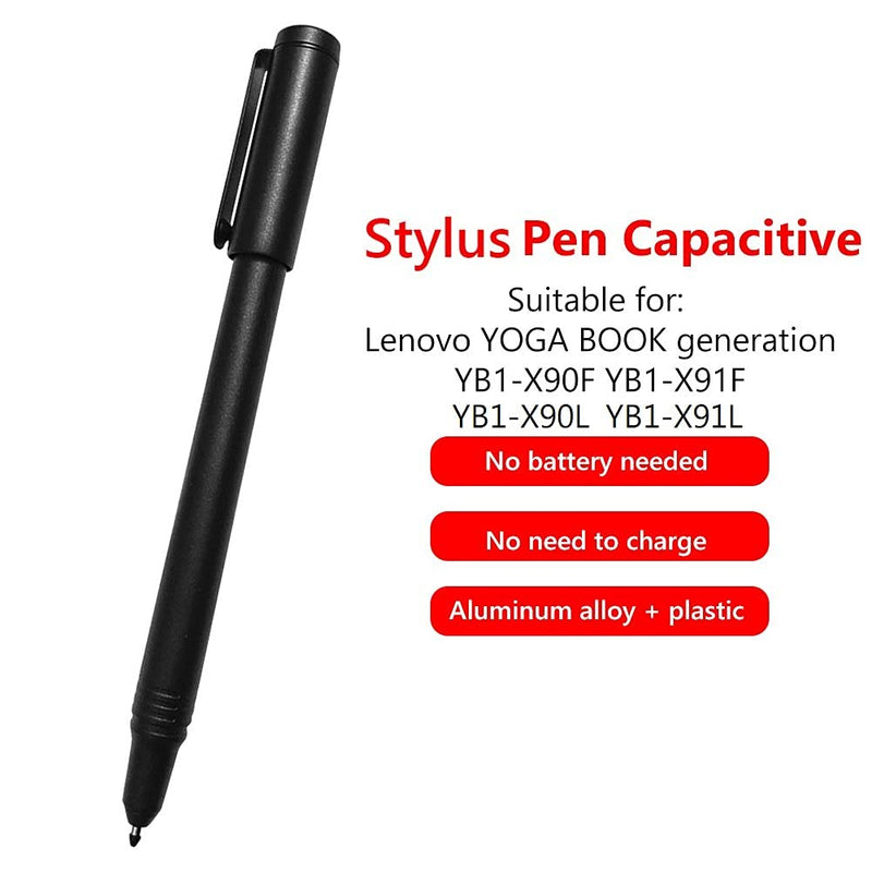 [Australia - AusPower] - Yoga Book Real Pen Stylus for Ideapad Yoga Book YB1-X90F YB1-X90L YB1-X91L YB1-X91 10.1" Compatible FZA150000US, ZA0V0224US, ZA0V0035US, ZA0V0091US ZG38C01331 for Touchscreen, Real Pen, Black, Black 