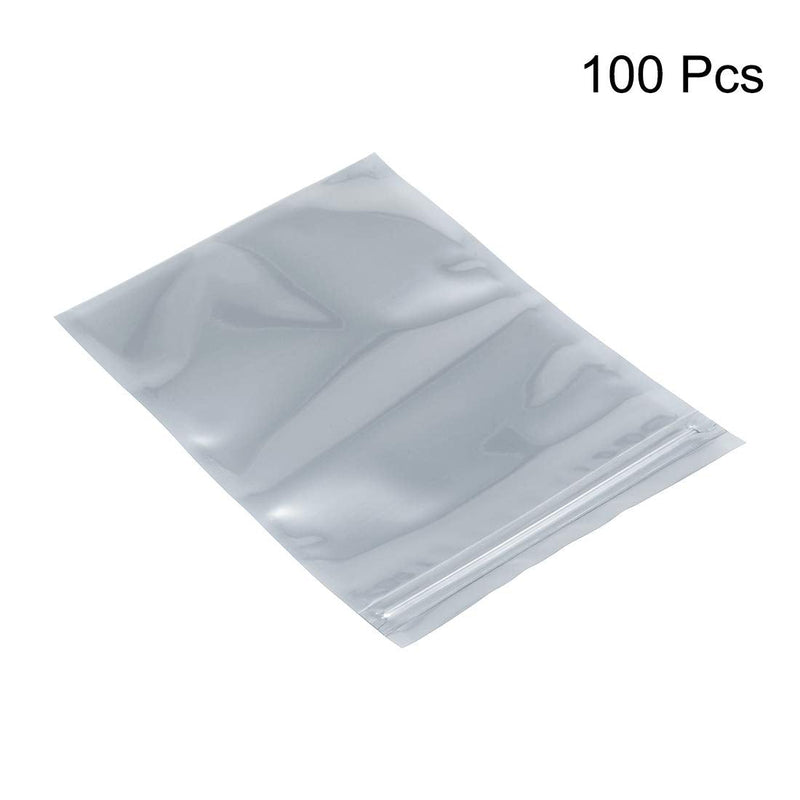 [Australia - AusPower] - uxcell Anti Static Resealable Shielding Bag, 130x180mm/5x7 inch, Protective Antistatic Bag, for Store HDD SSD RAM Laptop Hard Drives Memory Card, Electronic Devices, 100pcs 