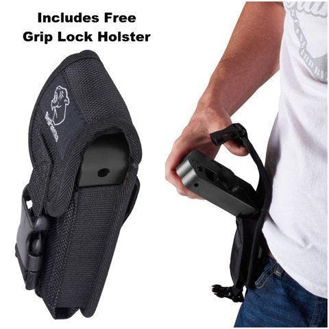 [Australia - AusPower] - BigPantha Upgraded Motorcycle Lock - A Grip/Throttle/Brake/Handlebar Lock to Secure a Bike, Scooter, Moped or ATV in Under 5 Seconds! (Black). Bonus - Custom Holster for Easy Storage & Carriage 