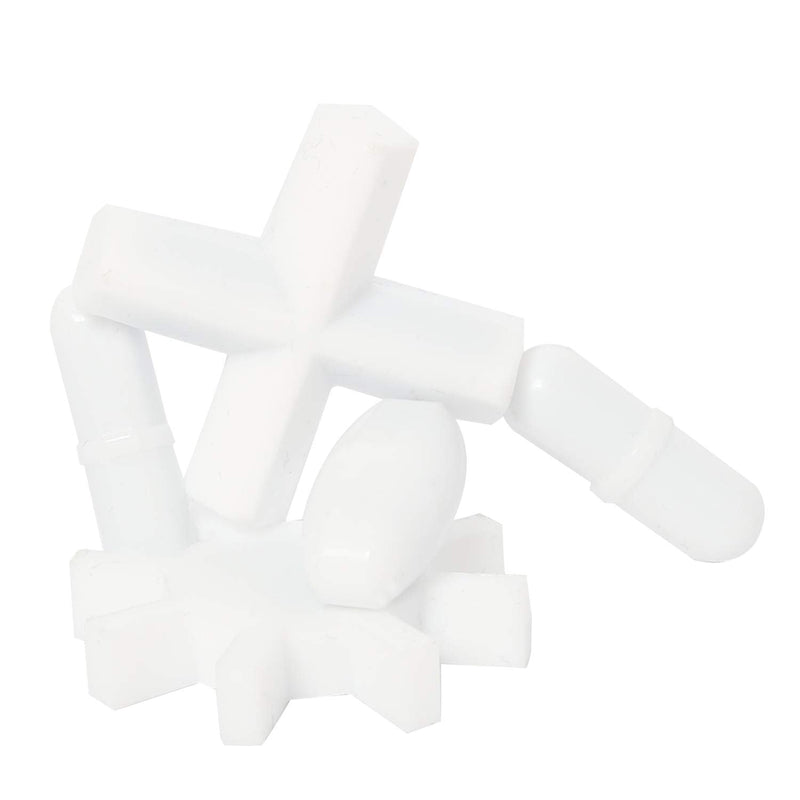 [Australia - AusPower] - Toolly 8 Pack Magnetic Stirrer - Stir Bars Mixer, PTFE Stiring Rod : 7 Shapes + Magnetic Retriever 