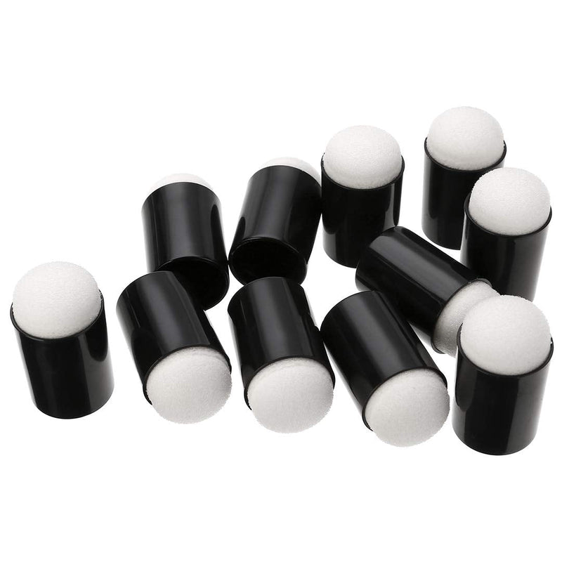 [Australia - AusPower] - 40 Pcs Finger Sponge Daubers with Storage Box for Painting Chalk Ink Card Making Drawing 
