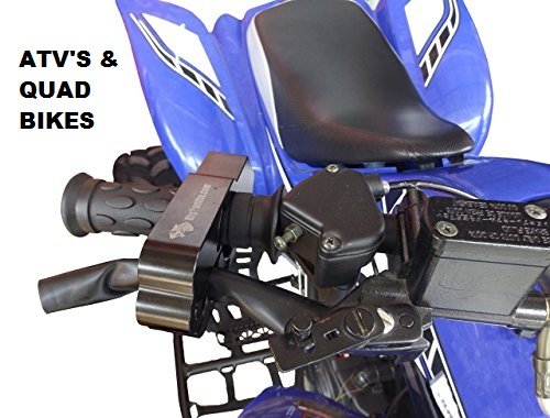 [Australia - AusPower] - BigPantha Upgraded Motorcycle Lock - A Grip/Throttle/Brake/Handlebar Lock to Secure a Bike, Scooter, Moped or ATV in Under 5 Seconds! (Black). Bonus - Custom Holster for Easy Storage & Carriage 