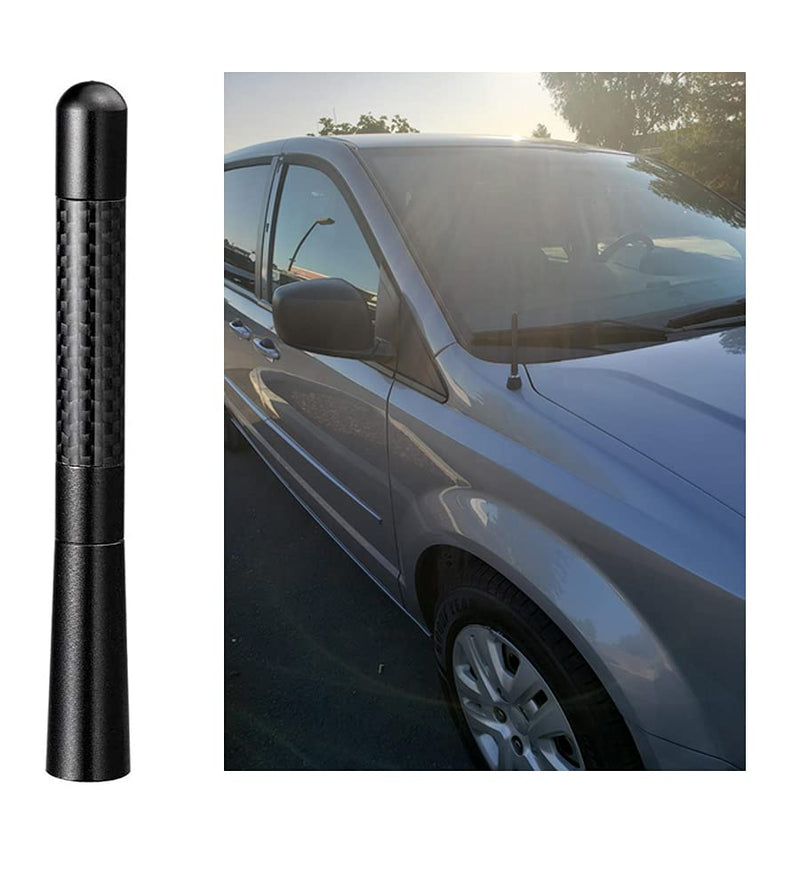 [Australia - AusPower] - RedYutou Universal Car Antenna mast Carbon Fiber car Antenna, Suitable for Toyota, Ford, Chevrolet, Honda, Nissan, Volkswagen, Audi Carbon fiber Antenna 