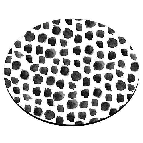 [Australia - AusPower] - Smooffly Polka Dot Mouse Pad, Polka Dot Print, Dot Pattern, Gift for Her, Cute Round Mousepad, Cute Desk Accessories, Office Decor, Desk Decor, Mouse Pads 
