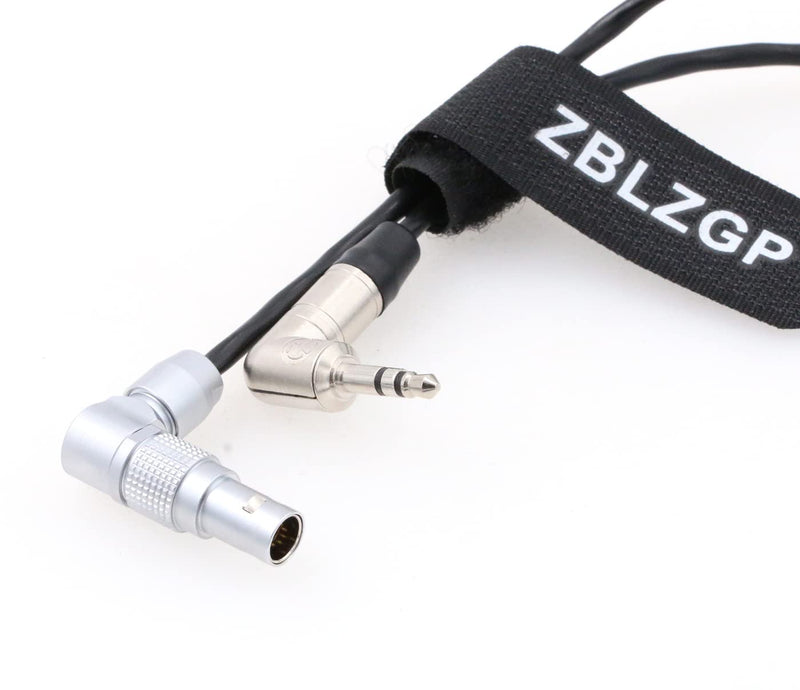 [Australia - AusPower] - ZBLZGP 3.5mm TRS to Rotatable 5 Pin Tentacle Sync Timecode Cable for ARRI Alexa/Sound Devices 