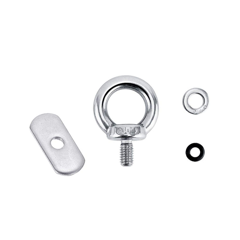 [Australia - AusPower] - VTurboWay 4 Pack Track Mount Tie Down Eyelet, Hold Bungee Cord or Ropes Up to 0.6" 