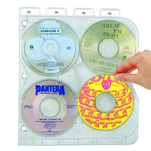 [Australia - AusPower] - Univenture 8 Disc CD/DVD Binder Page with Safety-Sleeve - Pack of 20 Pages 