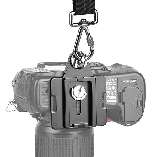 [Australia - AusPower] - Fomito Arca-Type Quick Release Plate Connecting Camera Wrist Belt Strap, Compatible for Camera Dolly/Crane/Stabilizer/Tripod/Monopod 