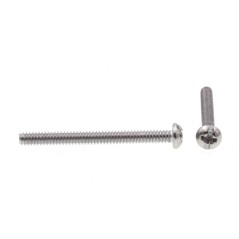 [Australia - AusPower] - Prime-Line 9003284 Machine Screw, Round Head, Slotted/Phillips Combo, #6-32 X 1-1/2 in, Grade 18-8 Stainless Steel, Pack of 25 