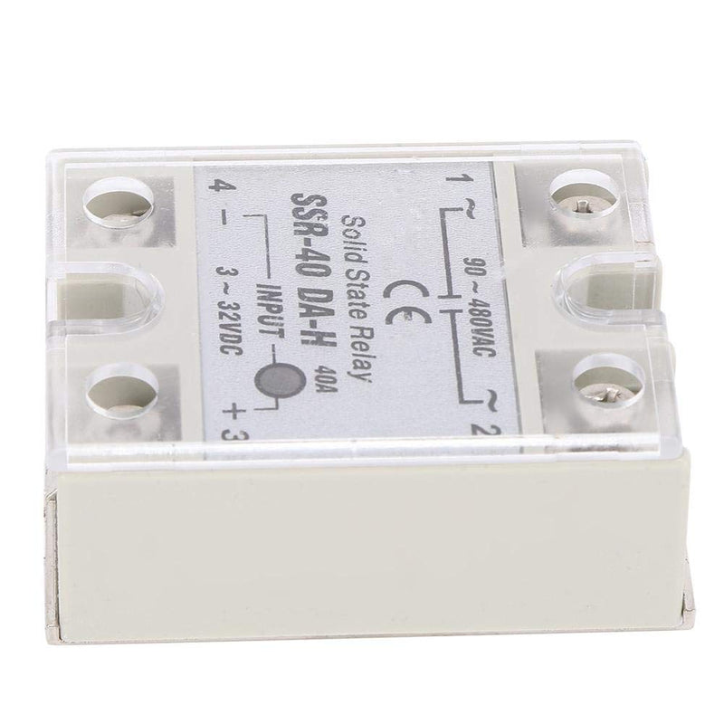 [Australia - AusPower] - Solid State Relay, SSR-40DA 90-480V AC with Non-Contact Switch, SSR-40A-DA-H 40A, DC-AC 